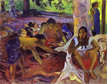 タヒチの漁師たち ポスト印象派 原始主義 ポール・ゴーギャン Oil Paintings